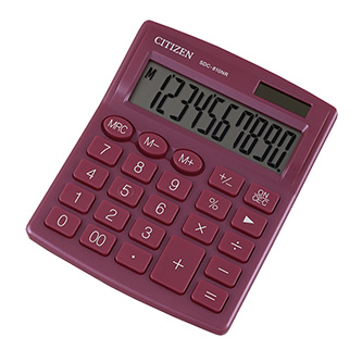 Citizen kalkulačka SDC810NRPKE, růžová, stolní, desetimístná, duální napájení
