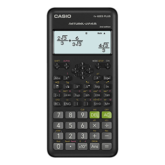 Casio Kalkulačka FX 82ES PLUS E2, černá, školní
