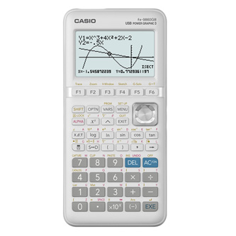 Casio Kalkulačka FX 9860G III, šedá, programovatelná, 8 řádkový displej