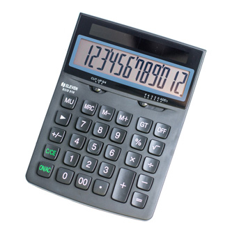 Eleven kalkulačka ECC310, černá, stolní, dvanáctimístná, šetrná k živo, tnímu prostředí, solární napájení