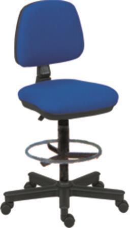 Kancelářská židle "Bora", černá základna, čalounění textilie, černá