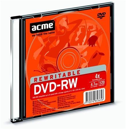 Rewritable DVD-RW Disky