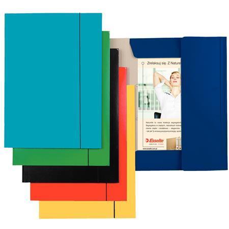 Desky s gumičkou "Economy", 15 mm, karton, A4, tmavě modrá, ESSELTE