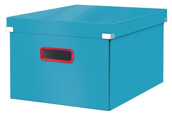 Úložná krabice "Cosy Click&Store", modrá, vel. L, LEITZ 53490061