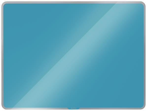 Magnetická skleněná tabule "Cosy", matně modrá, 80x60 cm, LEITZ