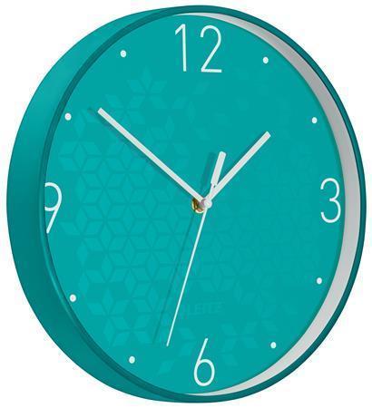 Nástěnné hodiny "Wow", ledově modrá, 29 cm, LEITZ