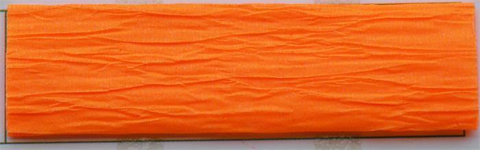 Krepový papír, neon oranžová, 50x200 cm, COOL BY VICTORIA