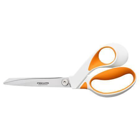 Nůžky "RazorEdge Softgrip", oranžová-bílá, 23 cm, FISKARS 1070079
