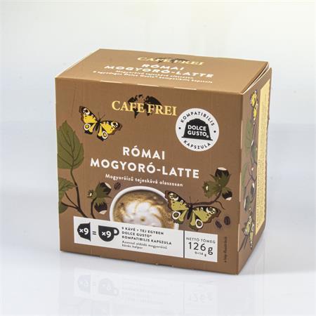 Kávové kapsle "Romanian hazelnut latte", kompatibilní s Dolce Gusto, 9 ks, CAFE FREI T50837