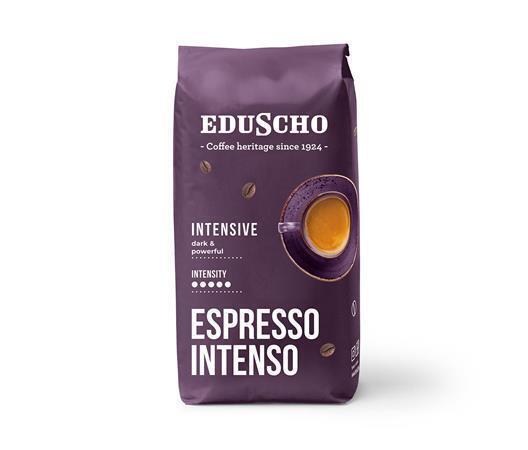 Káva "Espresso Intensive", pražená, zrnková, 1000 g, EDUSCHO 529239