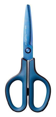 Nůžky "Fitcut Curve Premium", modrá, univerzální, 17,5 cm, PLUS 35057