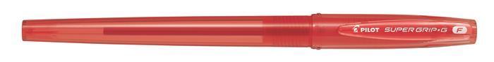 Kuličkové pero s víčkem "Super Grip G", červená, 0,22 mm, PILOT