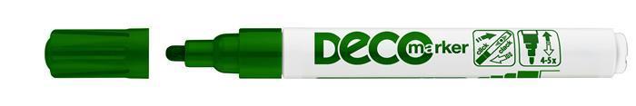 Lakový popisovač "Decomaker", zelená, 2-4mm, ICO