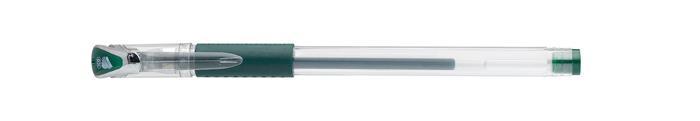 Gelové pero "Gel-Ico", zelená, 0,5mm, s uzávěrem, ICO