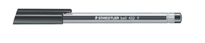 Kuličkové pero "Ball", černá, 0,3 mm, s uzávěrem, STAEDTLER
