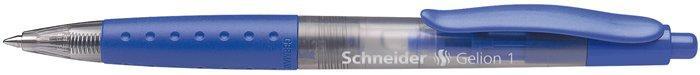 Gelové pero "Gelion 1", modré, 0,4mm, stiskací mechanismus, SCHNEIDER