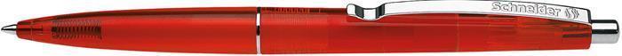 Kuličkové pero "K20" červená, 0,5 mm, stiskací mechanismus, SCHNEIDER 132002