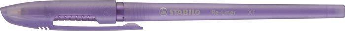 Kuličkové pero "Re-Liner", purpurová, 0,35 mm, s uzávěrem, STABILO 