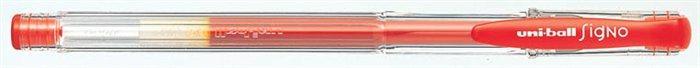Gelové pero "UM-100 Signo Micro", červená, 0,3mm, s uzávěrem, UNI
