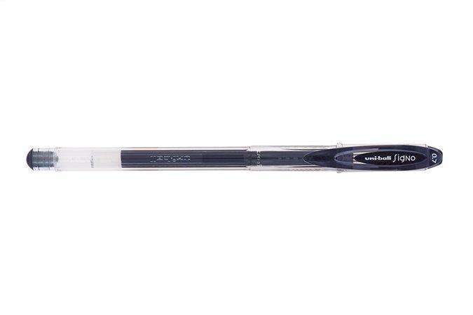 Gelové pero "UM-120", černá, 0,7mm, s uzávěrem, UNI
