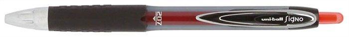 Gelové pero "UMN-207 Signo", červená, 0,7 mm, stiskací mechanismus, UNI