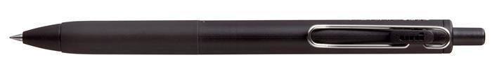 Gelové pero "UMN-155N", černá, 0,35 mm, stiskací mechanismus, UNI
