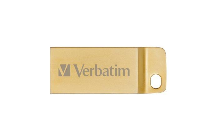 USB flash disk "Executive Metal", zlatá, 64GB, USB 3.0,  VERBATIM