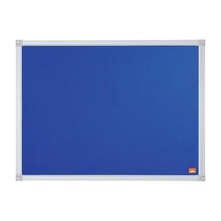 Textilní nástěnka "Essential", modrá, 60 x 45 cm, hliníkový rám, NOBO 1915680