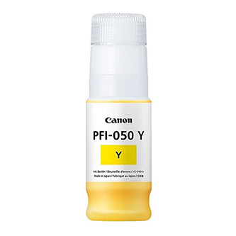 Canon originální bottle ink PFI-050 Y, 5701C001, yellow, 70ml