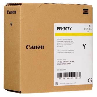 Canon originální ink PFI307Y, yellow, 330ml, 9814B001, Canon iPF-830, 840, 850
