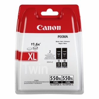 Canon originální ink 6431B005, XL black, blistr s ochranou, 2x22ml, Canon 2-pack MAXIFY MG6650, PIXMA iP8750, iX6850, MG5550, MG56