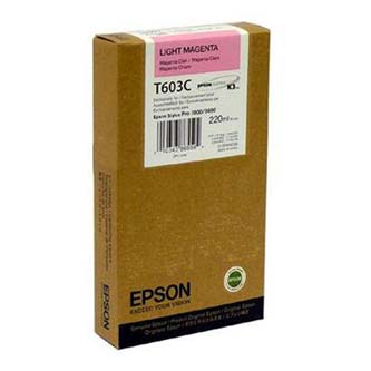 Epson originální ink C13T603C00, light magenta, 220ml, Epson Stylus Pro 7800, 9800