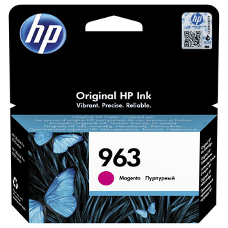HP originální ink 3JA24AE, HP 963, magenta, 700str., 10.77ml, HP Officejet Pro 9010, 9012, 9014, 9015, 9016, 9019/P
