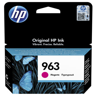 HP originální ink 3JA24AE#301, HP 963, magenta, blistr, 700str., 10.77ml, HP Officejet Pro 9010, 9012, 9014, 9015, 9016, 9019/P