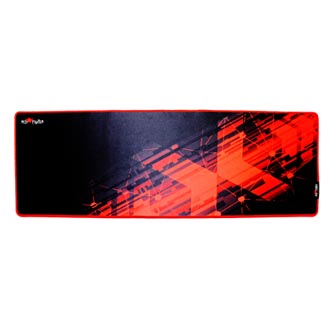 Podložka pod myš, P2, herní, černo-červená, 78 x 27 x 0.4 cm, Red Fighter