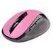 C-TECH myš WLM-02P, růžová, bezdrátová, 1600DPI, 6 tlačítek, USB nano receiver