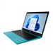UMAX VisionBook 14WRx Turquoise Notebook s 14,1" IPS displejem, 128GB úložištěm, SSD slotem a Windows 11 Pro