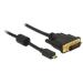 Delock HDMI kabel Mini-C samec > DVI 24+1 samec 1 m