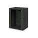Digitus 16U wall mounting cabinet 820x600x450 mm, color black (RAL 9005)