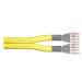 DIGITUS CAT 7A S-FTP installation cable, 1500 MHz Dca (EN 50575), AWG 22/1, 500 m drum, duplex, color yellow
