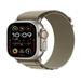 Apple Watch Ultra 2 49mm titanová s olivovým alpským tahem S