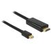Delock kabel mini Displayport 1.1 samec > HDMI-A samec 1 m