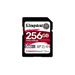 KINGSTON 256GB Canvas React Plus SDHC UHS-II 300R/260W U3 V90 for Full HD/4K/8K