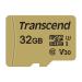 Transcend 32GB microSDHC 500S UHS-I U3 V30 (Class 10) MLC paměťová karta (s adaptérem), 95MB/s R, 60MB/s W 