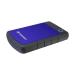 TRANSCEND 4TB StoreJet 25H3P USB 3.0 (USB 3.1 Gen 1), 2.5” Externí Anti-Shock disk, tenký profil, černo/modrý