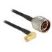 Delock Antenna cable N Plug > RP-SMA Plug 90° RG-174 0.3 m