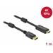 Delock Kabel z Active DisplayPort 1.2 na HDMI, 4K, 60 Hz 1 m