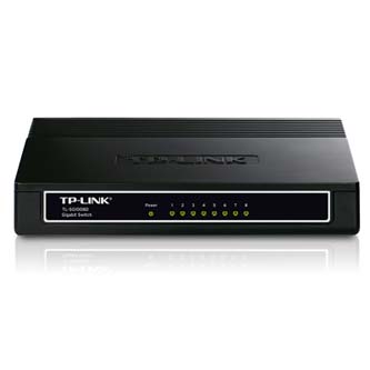 TP-LINK, TL-SG1008D, mini switch, LAN, 10/100/1000Mbps, 8 portový