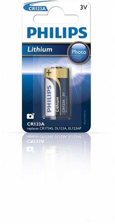 Philips baterie CR123A - 1ks