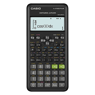 Casio Kalkulačka FX 570 ES PLUS 2E, černá, stolní